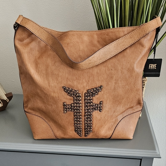 NEW/TAGS~Beautiful Authentic FRYE Sienna Leather Hobo Bag - Picture 5 of 8